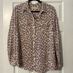 LOFT women’s button down shirt in size L